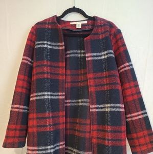 Max Studio Plaid Shacket